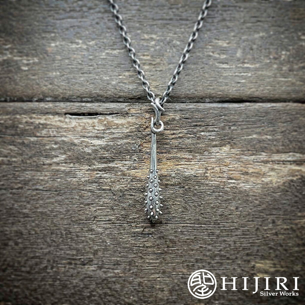 聖 HIJIRI “力”のネックレス Demon’s iron rod necklace ペンダント 和風 シルバー アクセサリー ブランド メンズ 男性 彼氏 夫 旦那 記念日 誕生日 プレゼント 人気 おしゃれ