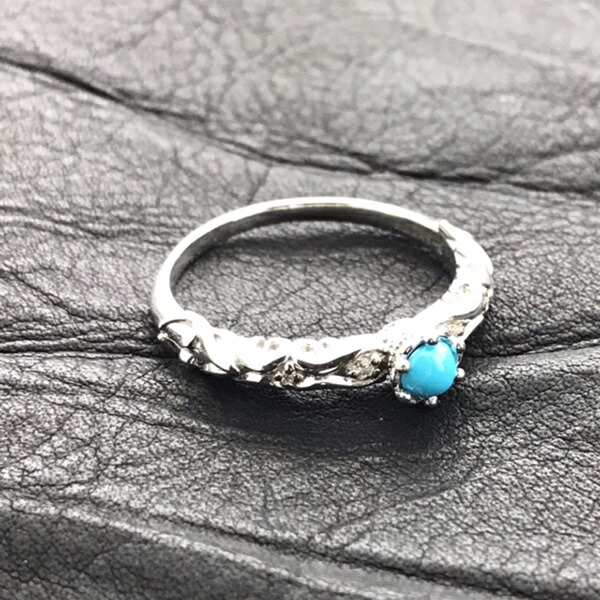 K-SMITH 選べる 2種類 ストーン シルバーリング 7～15号 シルバーアクセサリー 指輪 シルバー925 シルバー 天然石 ターコイズ ジルコニア 細目 細い 華奢 大人可愛い かわいい レディースリング レディース 女性 彼女 妻 娘 孫 記念日 誕生日 プレゼント ギフト｜新宿 銀の蔵 シルバーアクセサリー