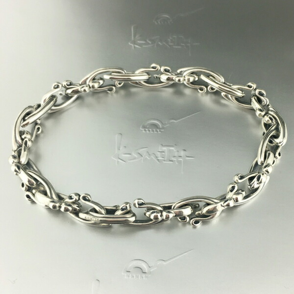 silver925 メンズブレスレット 22cm クロス K-SMITH クロス ブレスレット 22cm シルバーアクセサリー