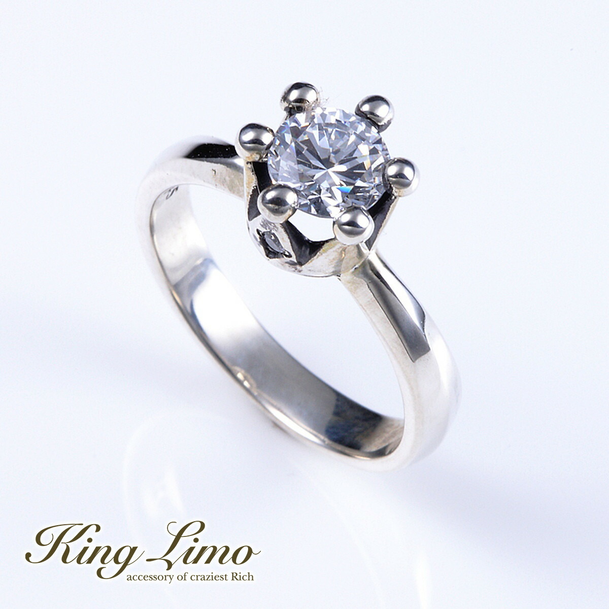 King Limo MICRO CROWN マイクロクラウン リング 王冠 キングリモ シルバー925 シルバーアクセサリー 銀 シルバーリング 指輪｜新宿 銀の蔵 シルバーアクセサリー