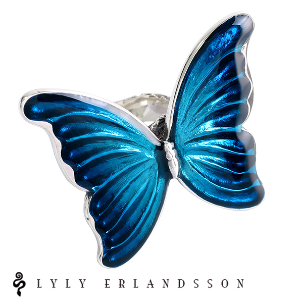 楽天市場】LYLY ERLANDSSON the MORPHO small スタッドピアス 1P 片耳 