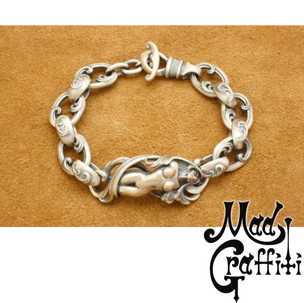 Mad Graffiti マッドグラフィティ プリヴィリッジブレスレットMシルバーアクセサリー シルバー925 チェーン シルバーブレスレット ゴシック ハード メンズ 男性 彼氏 夫 旦那 息子 記念日 誕生日 プレゼント ブランド ストリート｜新宿 銀の蔵 シルバーアクセサリー