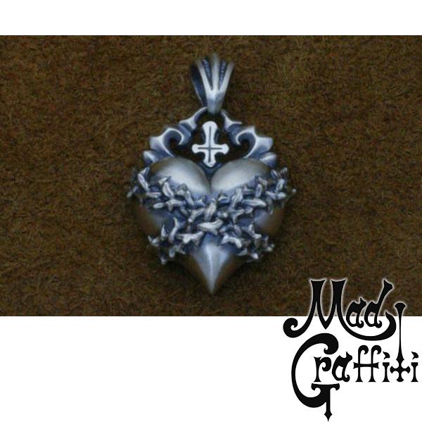 Mad Graffiti マッドグラフィティ モノポリーペンダント M ネックレス シルバーアクセサリー シルバー925 ペンダントヘッド チャーム ハード ゴシック メンズ 男性 彼氏 記念日 誕生日 プレゼント ブランド