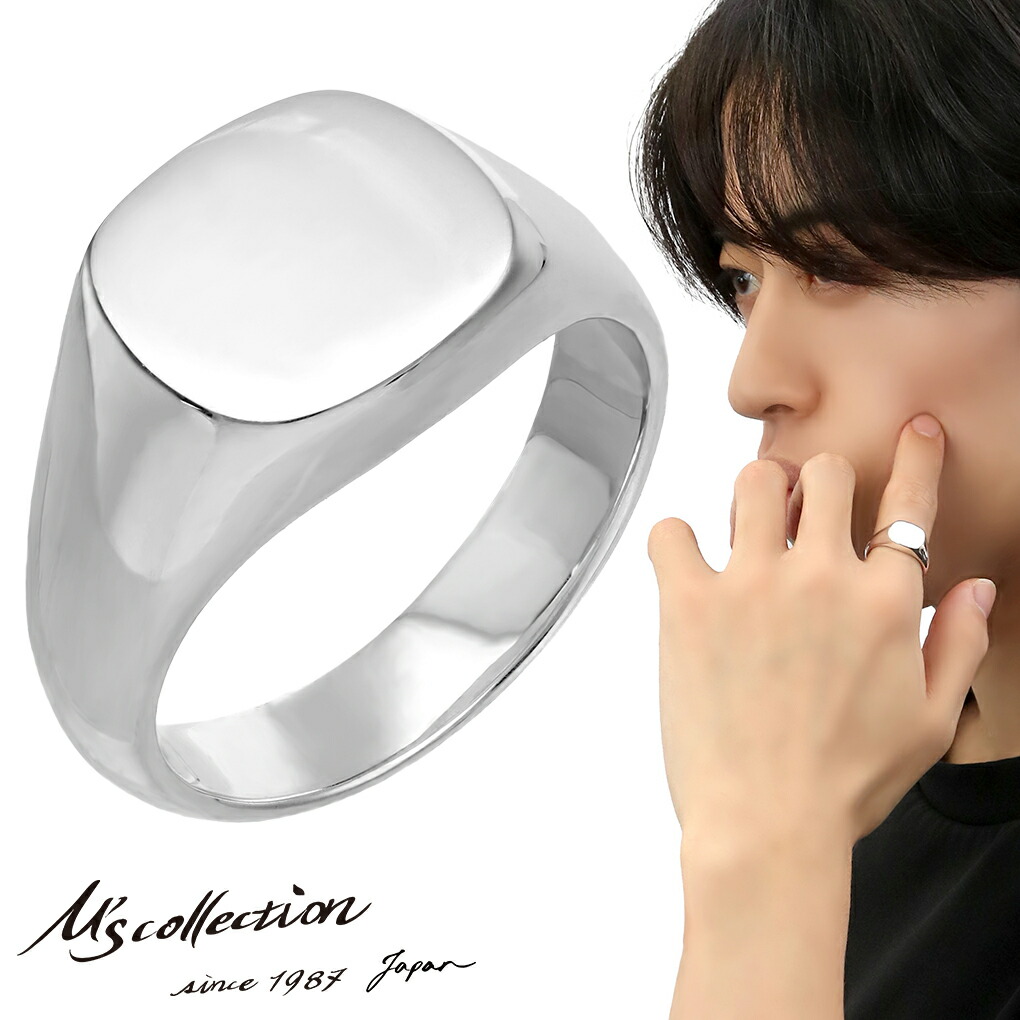 楽天市場】THEFT セフト テクスチャー 印台 リング 指輪 9〜21号