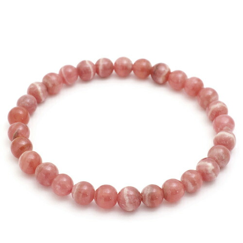 【アルゼンチン産】極上インカローズ　１０㎜　ブレスレット　美品　希少　天然石 ustone_hg10-a1520