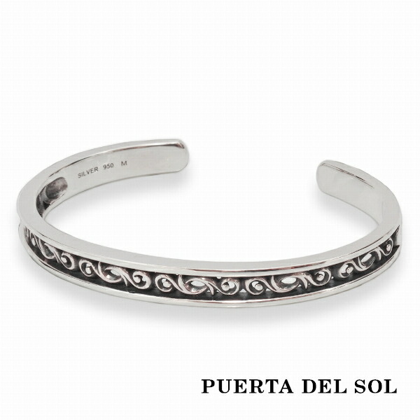楽天市場】PUERTA DEL SOL Scroll Bangle スクロール 唐草模様