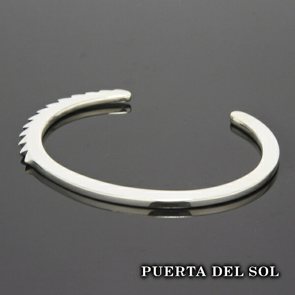 PUERTA DEL SOL ハンドカフ 手錠 ブレスレット シルバー950 ユニセックス シルバーアクセサリー 銀 SV950 ブリタニアシルバー ブレスレット 腕輪 シルバーバングル 人気 ブランド アクセサリー ギフト 記念日 誕生日 プレゼント おしゃれ