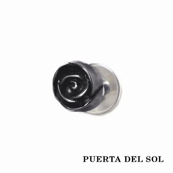 PUERTA DEL SOL バラ 薔薇 ピアス シルバー950 ユニセックス シルバーアクセサリー 銀 SV950 ブリタニアシルバー ピアス イヤリング 人気 ブランド
