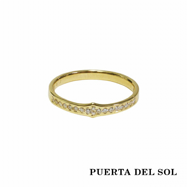 PUERTA DEL SOL Traditional シンメトリー 凸型 リング(5号～23号) イエローゴールド K10 10金 ユニセックス ゴールドアクセサリー 指輪 メンズリング レディースリング 人気 ブランド アクセサリー ギフト 記念日 誕生日 プレゼント おしゃれ 彼氏 彼女