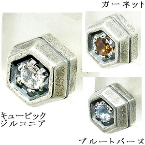 M's collection 3カラーヘキサゴン スタッズシルバーピアス 1P メンズ レディース 銀の蔵 シルバー925 メンズピアス 男性用ピアス 記念日 誕生日 プレゼント 人気 おしゃれ かっこいい 彼氏 彼女｜新宿 銀の蔵 シルバーアクセサリー
