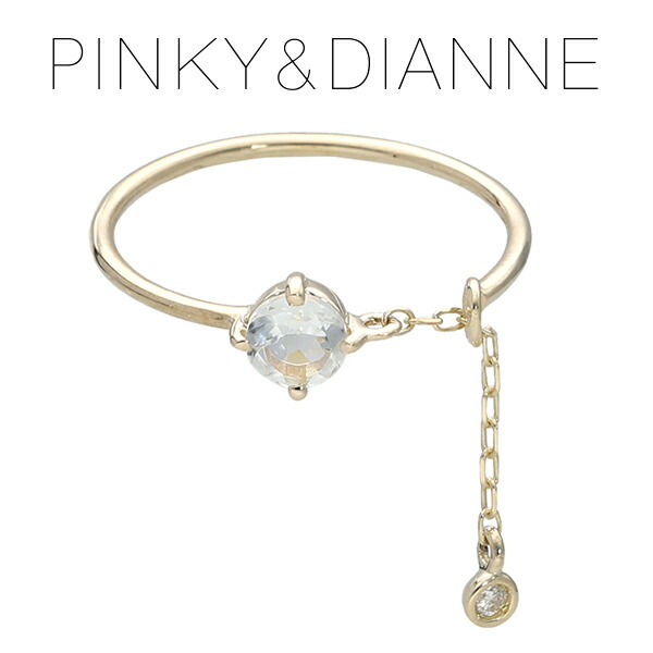 楽天市場】ピンキー&ダイアン K10YG ホワイトトパーズ ピンキー