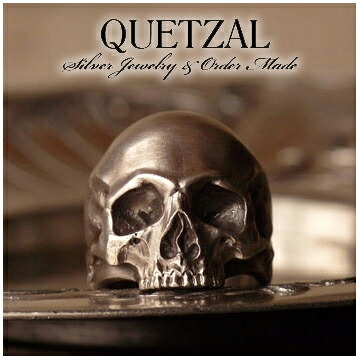 Quetzal タナトスリング2 シルバーリング 13号～25号 ブランド リング シルバー925 メンズ ケツァール ケツアール アンティーク ヴィンテージ ゴシック ロココ スカル 骸骨 指輪 建築 美術 記念日 誕生日 プレゼント 人気 おしゃれ 彼氏 49,680円