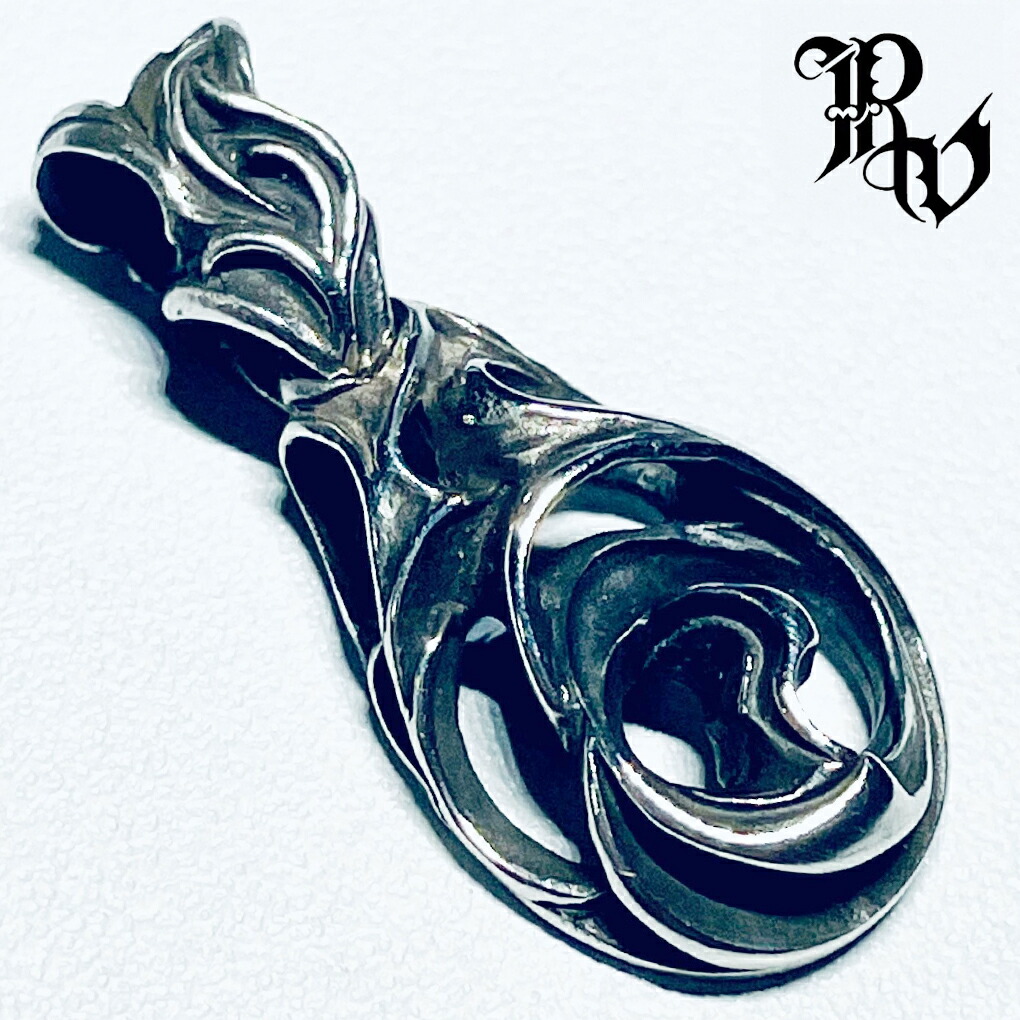 Revellia Merrow ペンダントトップ チェーンなし シルバー 925 ペンダント トップ ヘッド 彫刻 造形 アート 芸術 美術 植物 曲線 透かし メンズ 男性 彼氏 夫 旦那 記念日 誕生日 プレゼント 人気 おしゃれ アンティーク きれい 大人 ゴシック かっこいい ロック 存在感