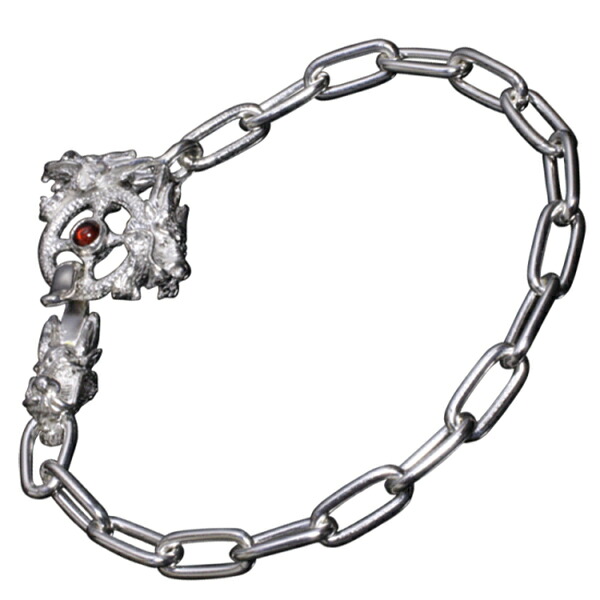 龍頭 龍金具 ブレスレット 天然石 メンズ シルバー シルバーブレスレット メンズブレスレット シルバー950 男性 彼氏 伝統技法 ギフト 人気 おしゃれ ブランド ストリート