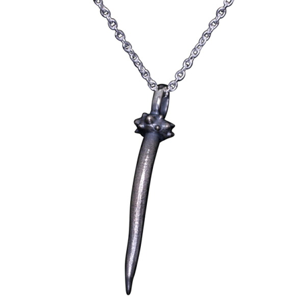 龍頭 霰牙 ネックレス チェーン付き ペンダント メンズ シルバー シルバーネックレス メンズネックレス シルバー950 男性 彼氏 伝統技法 ギフト 人気 おしゃれ ブランド