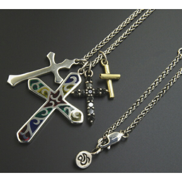 SAINTS セインツ フェイスクロスペンダント ステンドグラス(チェーン付き) シルバー925 シルバーアクセサリー 銀 SV925 スターリングシルバー シルバーネックレス チェーン付き 首飾り 人気 ブランド アクセサリー ギフト 記念日 誕生日 プレゼント おしゃれ