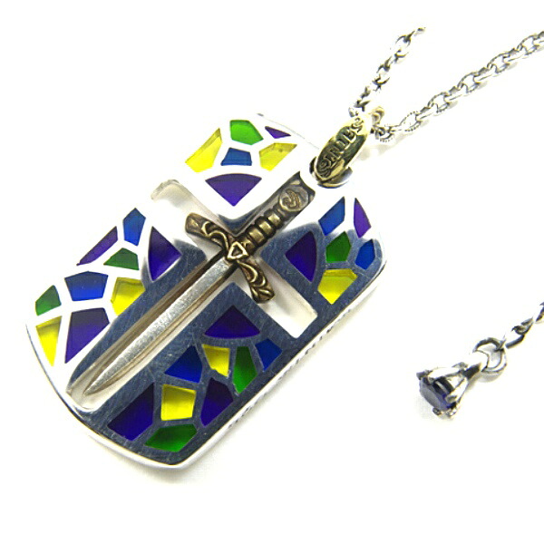 SAINTS セインツ ステンドグラスソードネックレス(チェーン付き) シルバー925 シルバーアクセサリー 銀 SV925 スターリングシルバー シルバーネックレス チェーン付き 首飾り 人気 ブランド アクセサリー ギフト 記念日 誕生日 プレゼント おしゃれ 22,792円