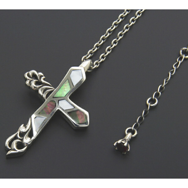 SAINTS セインツ アラベスクシェルクロスペンダント(チェーン付き) シルバー925 シルバーアクセサリー 銀 SV925 スターリングシルバー シルバーネックレス チェーン付き 首飾り 人気 ブランド アクセサリー ギフト 記念日 誕生日 プレゼント おしゃれ