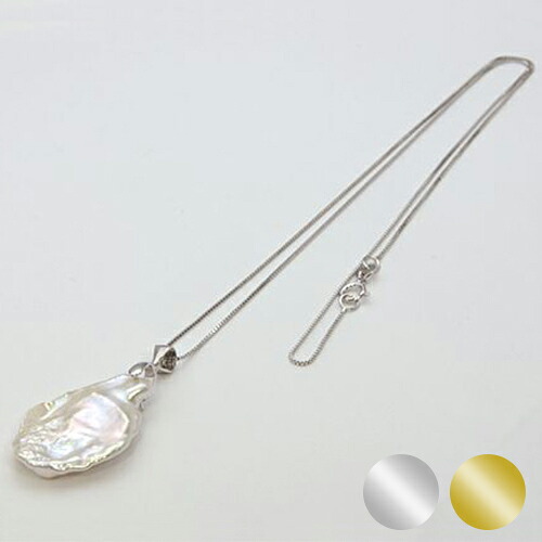 MUSES ミューズ ケシ 淡水パール ネックレス レディース シルバーネックレス シルバー925 シルバー シルバーアクセ レディースネックレス 女性 女性用 彼女 淡水パール 白 ホワイト ギフト 記念日 誕生日 プレゼント 人気 ブランド｜新宿 銀の蔵 シルバーアクセサリー