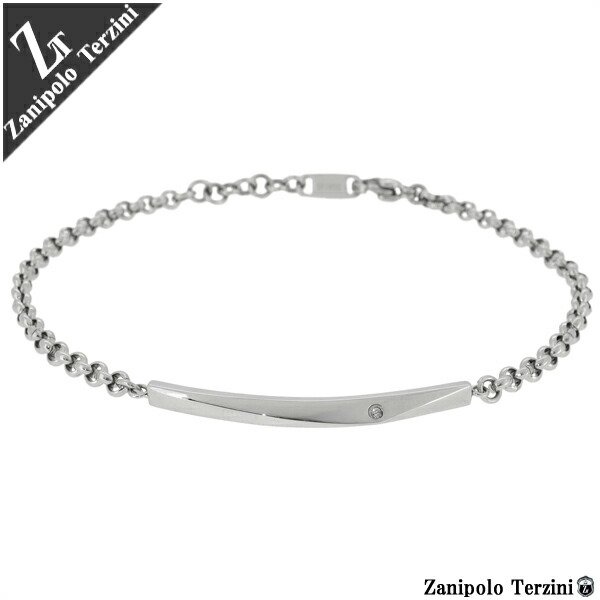 Shinjuku Gin No Kura Diamond Plate Chain Surgical Stainless Zanipolo Terzini Zanipolotartzini Diamond Plate Chain Surgical Stainless Steel Bracelet