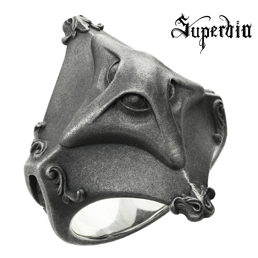 Superbia Pyramis ピラミス B リング 指輪 13～27号 メンズリング シルバー 925 ピラミッド 目 視線 アーマーリング 鎧 甲冑 ロココ アンティーク ダーク 退廃 耽美 彫刻 造形 美術 芸術 シルバーリング メンズ 男性 彼氏 夫 旦那 記念日 誕生日 プレゼント 人気