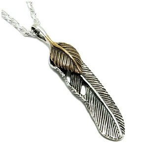 信頼 ブラスイン フェザー シルバー ネックレス 925 銀の蔵 メンズ 男性用 シルバーネックレス ネイティブ インディアンジュエリー 羽根 メンズネックレス 男性用ネックレス プレゼント 人気 公式 Www Sha Edu In