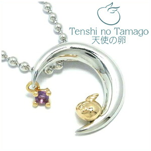 天使の卵 2月 誕生石 アメジスト ムーン シルバーネックレス SILVER 925 銀の蔵 レディース ネックレス 女性用 ペンダントネックレス レディースネックレス ネックレスレディース 記念日 誕生日 プレゼント 人気 かわいい おしゃれ 彼女