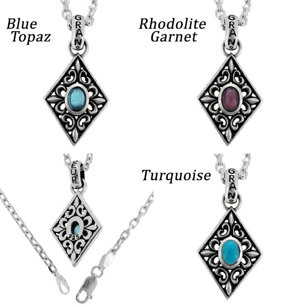 Shinjuku Gin No Kura Rakuten Global Market Diamond Shaped Stones Mens Silver Cross Pendant 925 Blue Topaz Turquoise Natural Rhodolite Garnet Stone Lily Diamond Shinjuku Collection