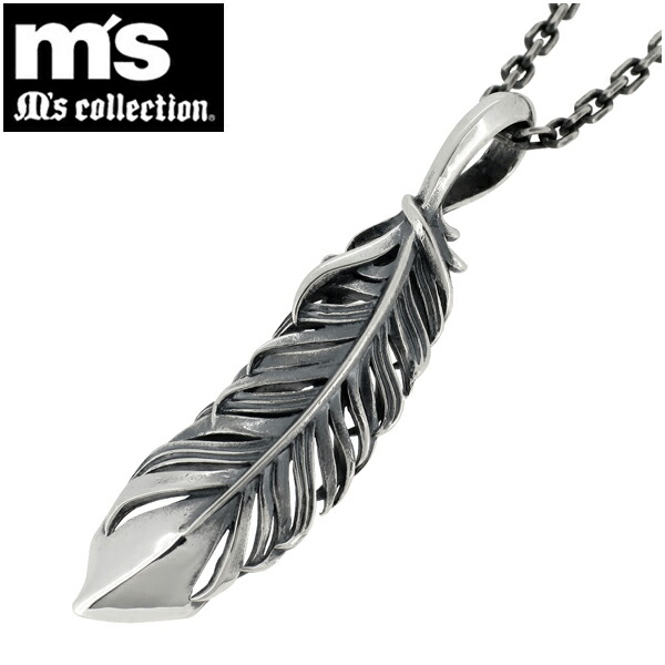M's Collection 羽根モチーフ ネックレス M'S COLLECTION Ms collection ネックレス メンズ ブランド