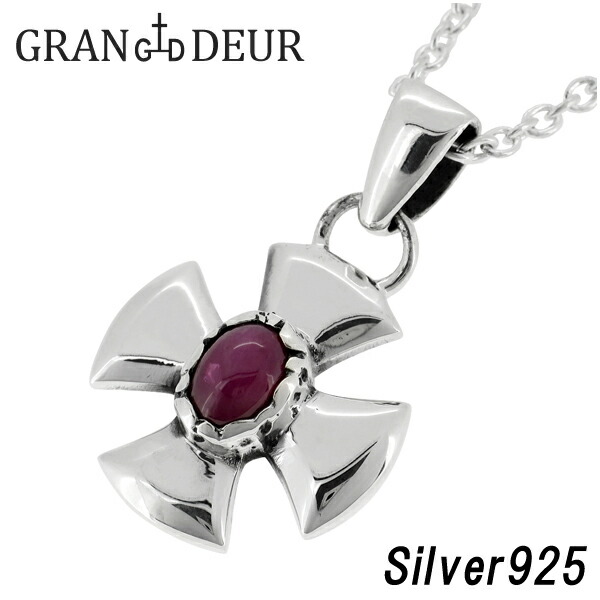 総合福袋 カンタベリー Deur Gran クロス おしゃれ 人気 プレゼント ブランド ビルマ ミャンマー 紅玉 天然石 十字 ネックレス メンズ シルバー925 チェーンなし ペンダントトップ シルバー ルビー Gd Y9 Abcvipnyc Com