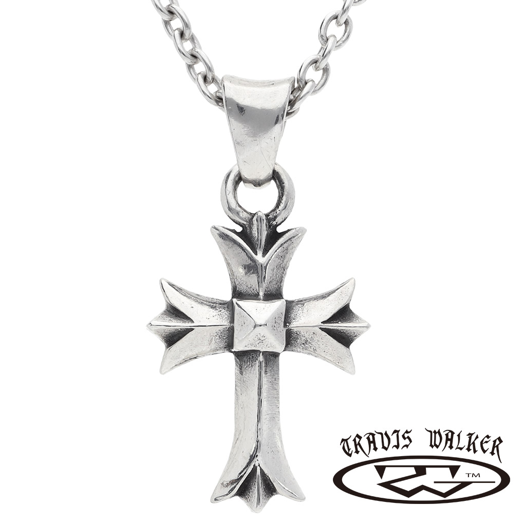 TRAVIS WALKER トラヴィスワーカー セイクリッド クロス シルバー ネックレス ペンダント ペンダントトップ ペンダントチャーム ブランド 公式 正規品 シルバー925 アクセサリー 十字架 ピラミッド シャープ メンズ 男性 彼氏 夫 旦那 記念日 誕生日 プレゼント 人気｜新宿 銀の蔵 シルバーアクセサリー