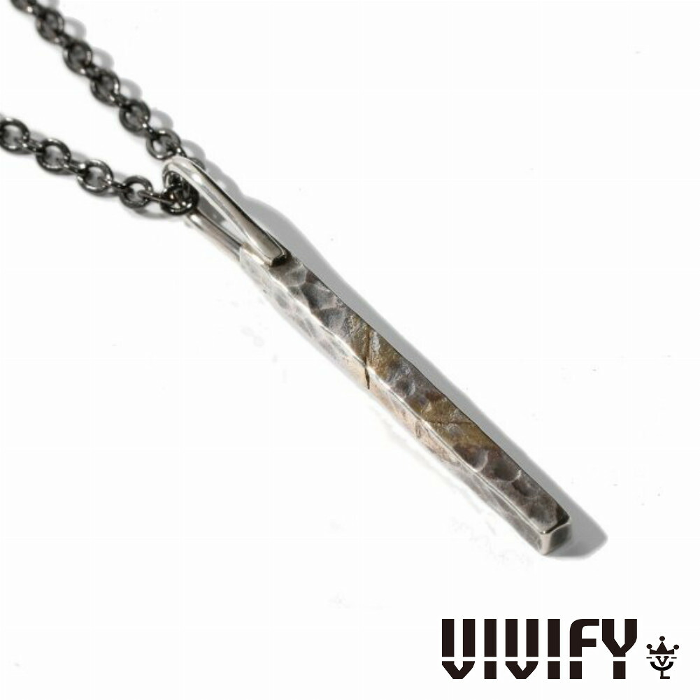 VIVIFY ビビファイ ペンダント ネックレス シルバー ゴールド Gold Patch Bar ペンダントトップ チェーンなし メンズアクセサリー レディースアクセサリー ブランド 彼氏 彼女
