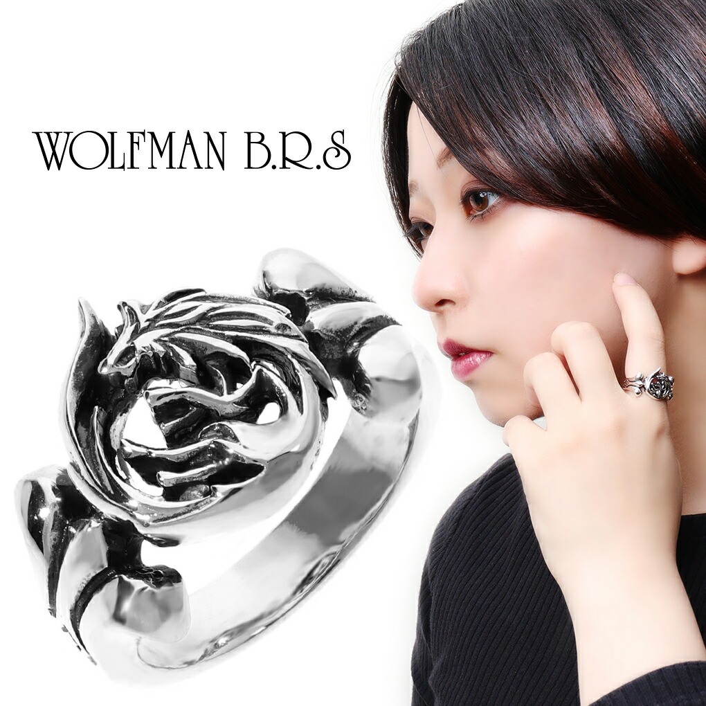 楽天市場】ウルフマン BRS ウォー ウルフ スピリット シルバー リング
