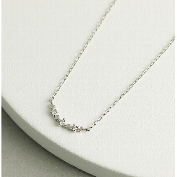 K18 ダイヤモンド ライン ネックレス 18金 18k ホワイトゴールド ゴールド シンプル ベーシック 定番 ラインネックレス 華奢 アクセサリー ペンダント レディース 女性 ギフト 記念日 誕生日 プレゼント おしゃれ 彼女|新宿 銀の蔵 シルバーアクセサリー