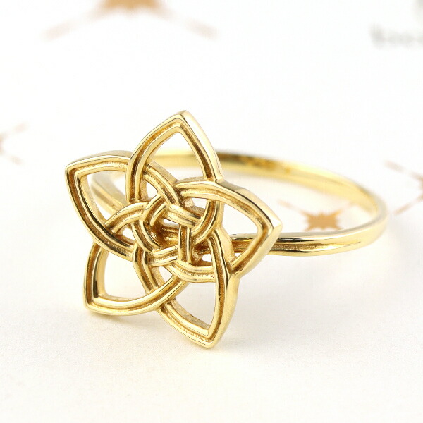 K18 編み込み 水引 ゴールド リング 指輪 地金 組紐 星結び 18金 18k 大きめ 華やか 上品 和 和柄 カジュアル 普段使い お祝い アクセサリー レディース 女性 ギフト 記念日 誕生日 プレゼント おしゃれ 彼女