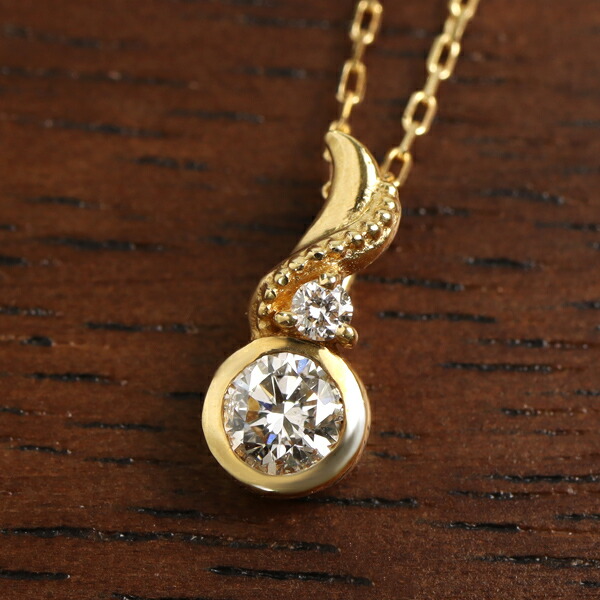 K18 シンプル ダイヤモンド ネックレス ゴールド 18金 18k 天然 ダイヤ 小さめ 華奢 繊細 さりげない 上品 きれい かわいい 定番 普段使い ベーシック ジュエリー 綺麗 かっこいい 大人かわいい 大人可愛い レディース 女性 彼女 記念日 誕生日 プレゼント ブランド
