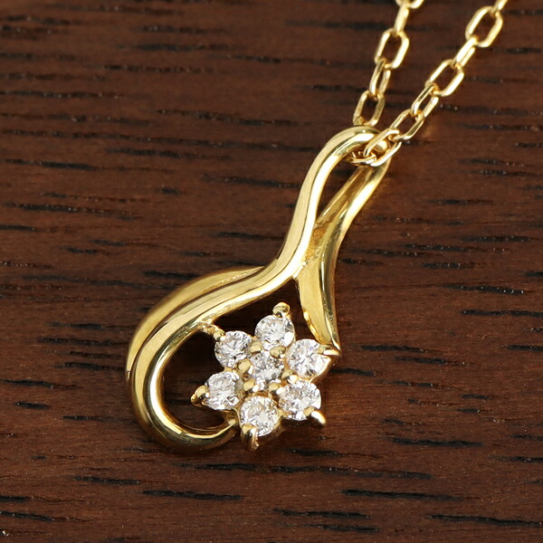 K18 ダイヤモンド フラワー ネックレス ゴールド 18金 18k 天然 ダイヤ 花 上品 華やか きれい かわいい シンプル 定番 普段使い ベーシック ジュエリー 綺麗 かっこいい 大人かわいい 大人可愛い レディース 女性 彼女 記念日 誕生日 プレゼント ブランド 人気|新宿 銀の蔵 シルバーアクセサリー