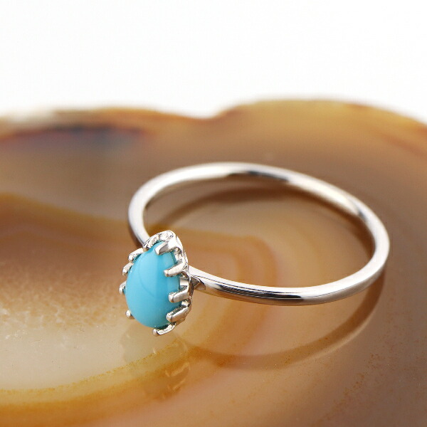 楽天市場】K18 ターコイズ ダイヤモンド ゴールド リング 指輪 天然石