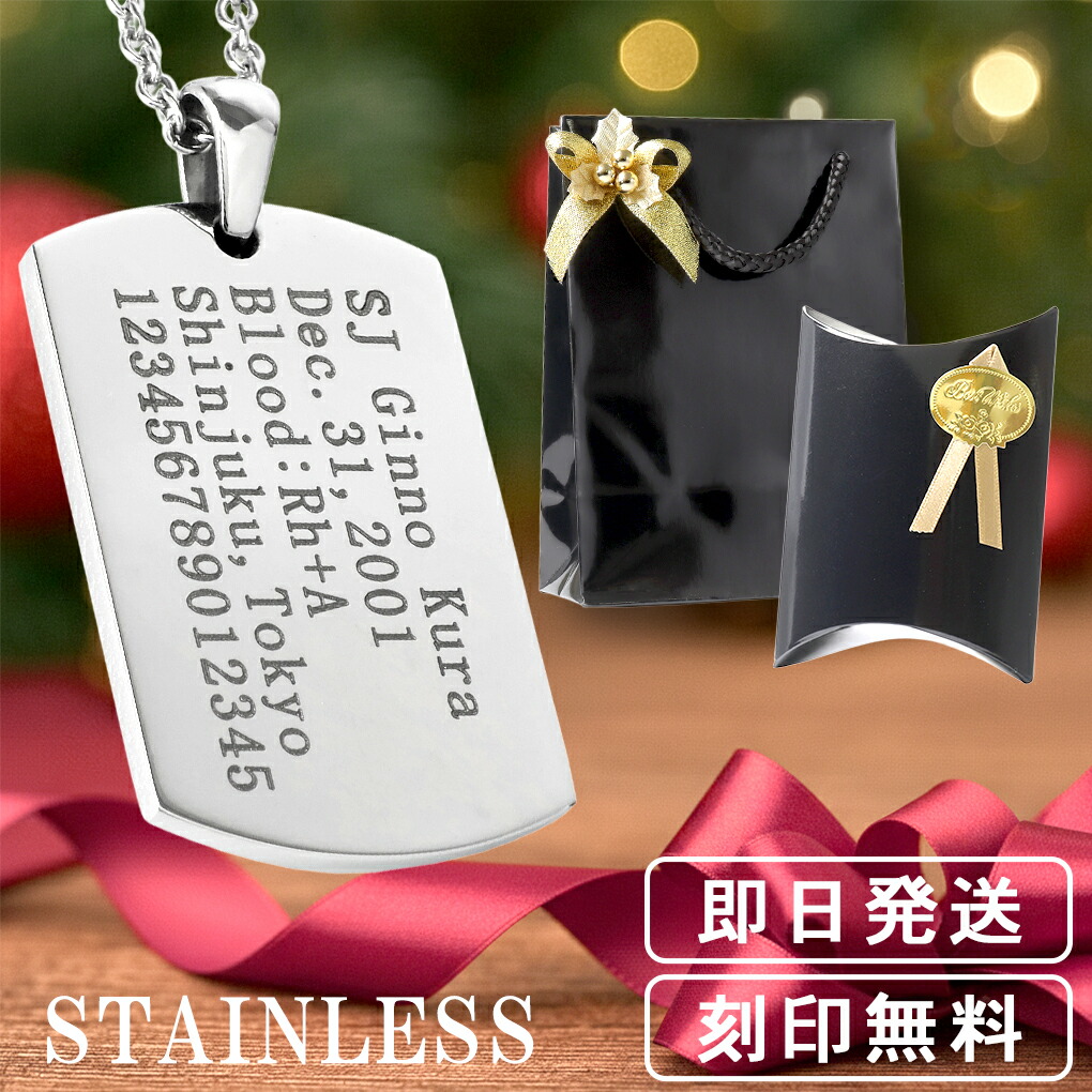 ドックタグ 楽天市場】ドッグタグ チタン ネックレス ペンダント Mサイズ