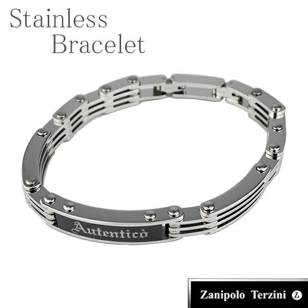大注目 ザニポロタルツィーニ サージカルステンレスブレスレット Autentico 本物 メンズｌ メンズブレスレット メンズ Zanipolo Terzini ブランド プレゼント 人気 人気no 1 本体 Poloelevators Com