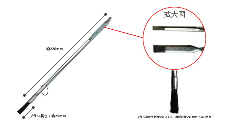 楽天市場 ミゾスキ6mmスコップ付き エレベーターやサッシ溝掃除 金のモップ楽天市場店