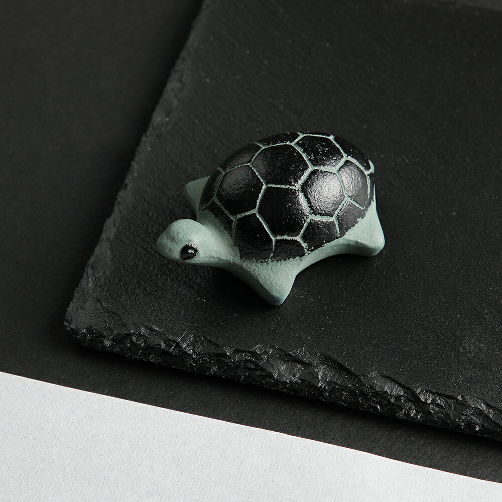 珍品 明治期 古銅 『うさぎとかめ』 兎と亀 置物 文鎮 コレクション