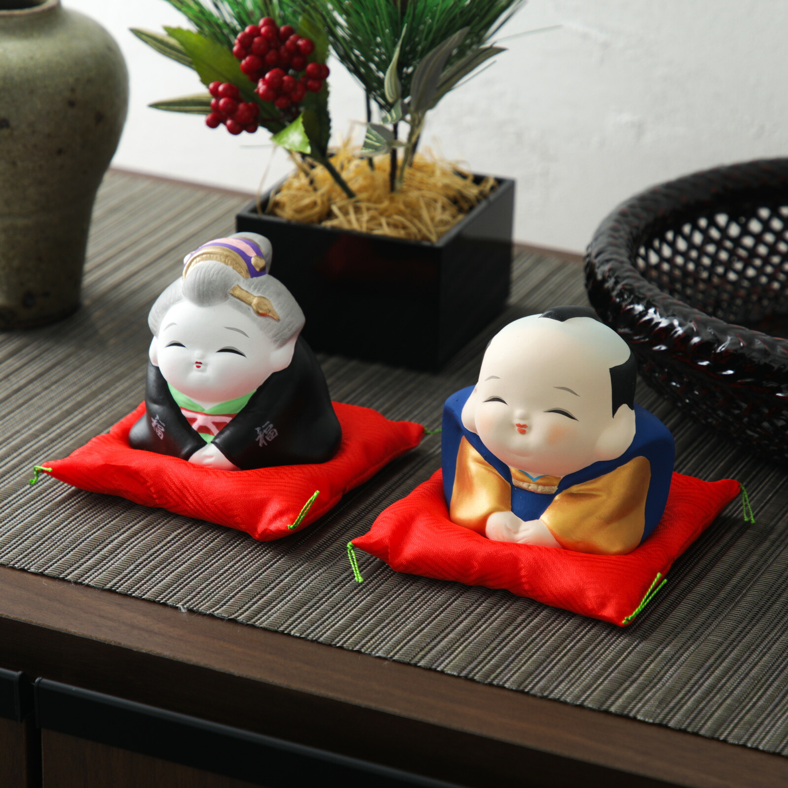 楽天市場】福助置物 小 / 福助 置物 笑門来福 ギフト お土産 招福 瀬戸