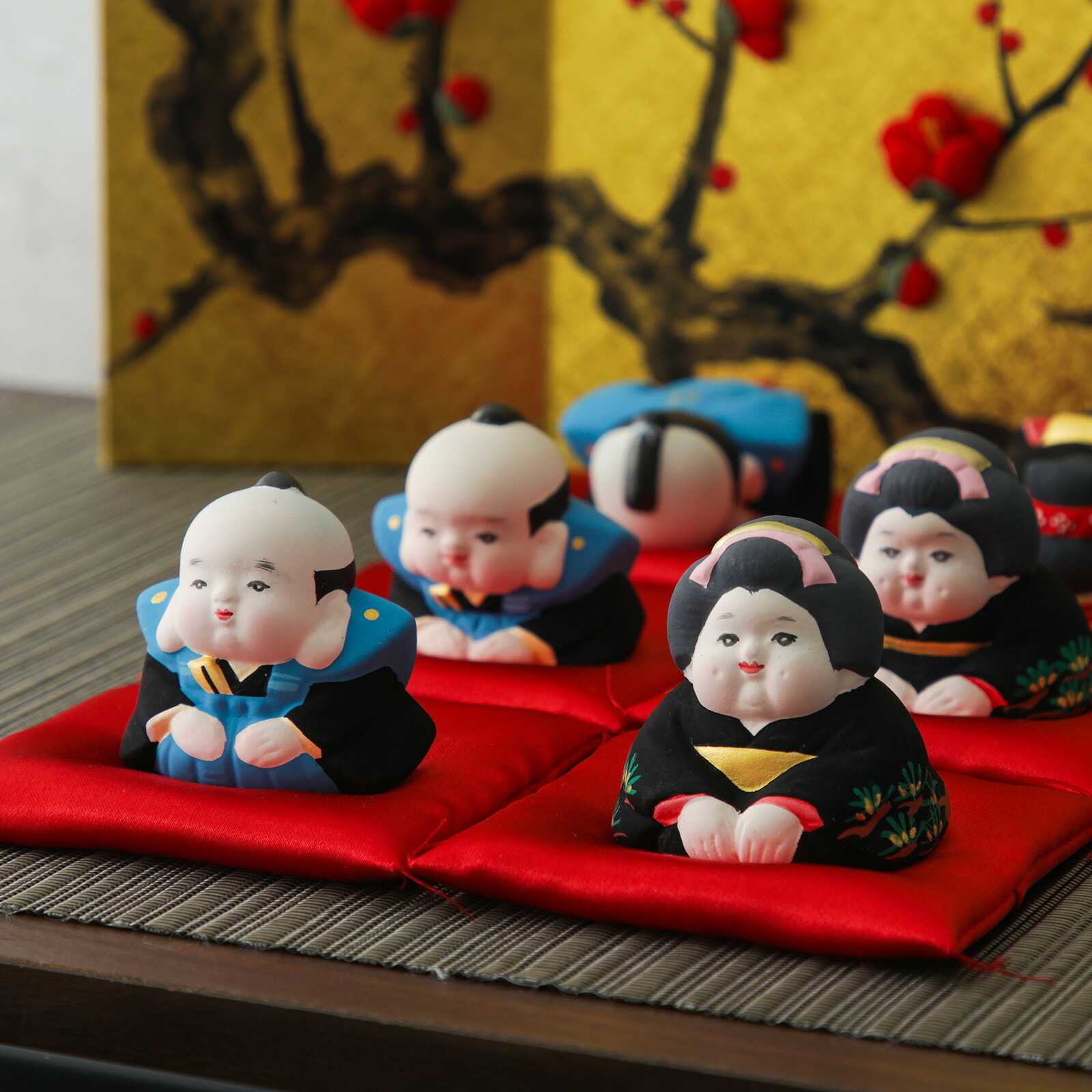 楽天市場】お福さん いらっしゃいませ (小) 置物 / お多福さん 置物 笑