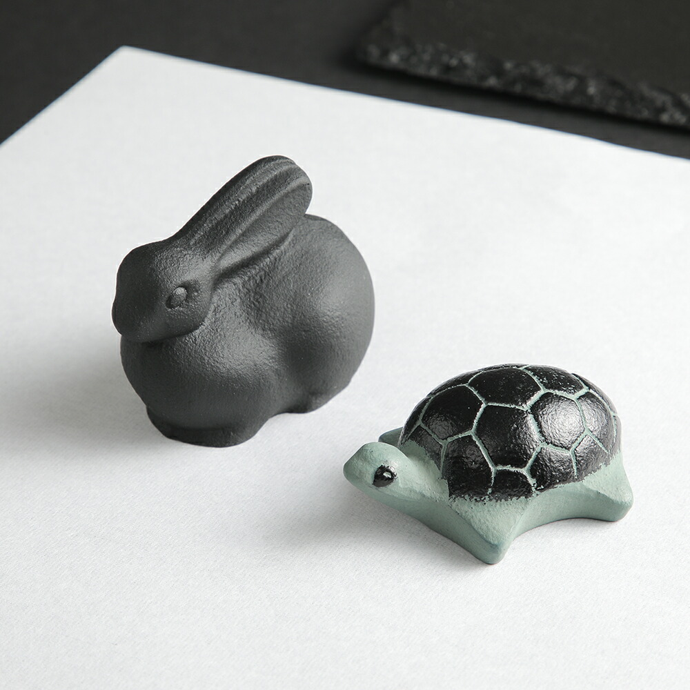 楽天市場】亀 文鎮 あお ペーパーウェイト 岩鋳 南部鉄器 かわいい
