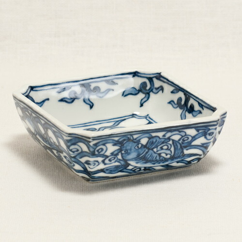 清風与平 花形 小鉢？ ぐい呑？ 染付 豆皿 Yahoo!オークション - 清風与平 花形 小鉢 ぐい呑 染付 豆皿 時代 骨董