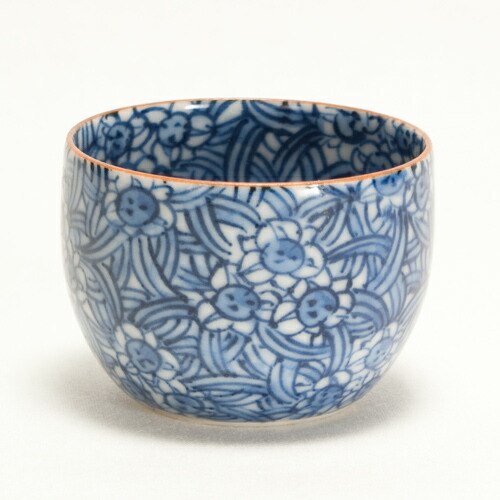 楽天市場】赤絵桜 朝顔形 ぐい呑み〔助田正山〕 : 京都の和食器