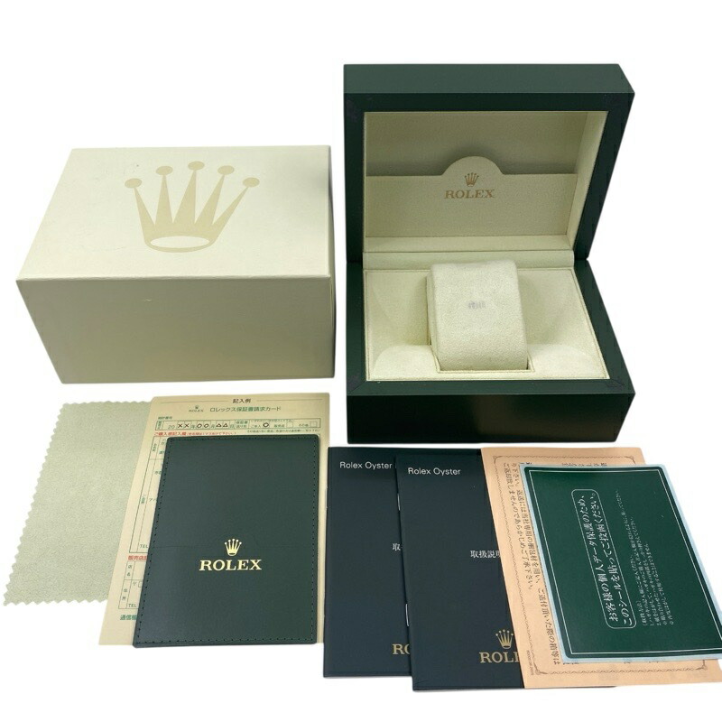 ROLEX 時計箱 グリーン Lサイズ 正規/純正品】ROLEX ロレックス 空箱 BOX ケース 緑×グリーン