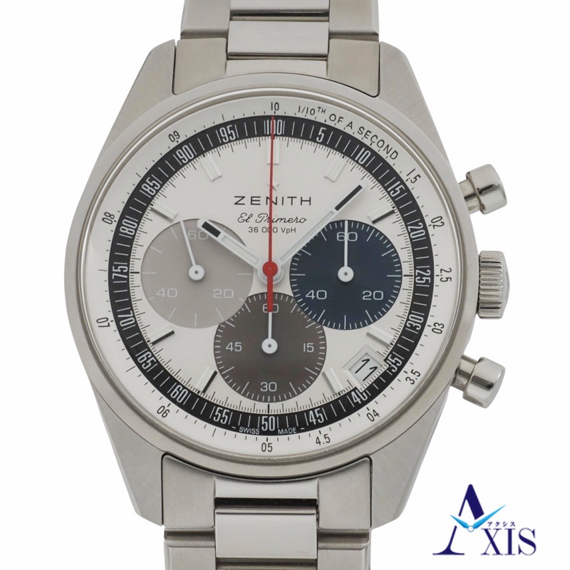 ZENITH ゼニス クロノマスター オリジナル 03.3200.3600/69.M3200 腕時計 ステンレス 自動巻き シルバー文字盤 メンズ