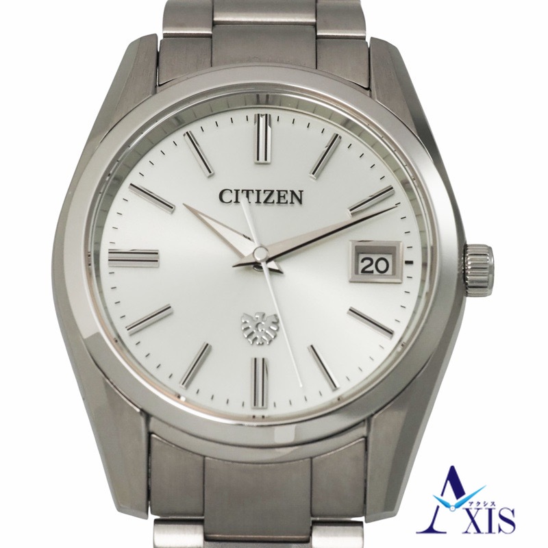 CITIZEN シチズン ザ・シチズン エコドライブ AQ4080-52A 腕時計 ステンレス ソーラー シルバー文字盤 メンズ｜銀座アクシス Ginza Axis